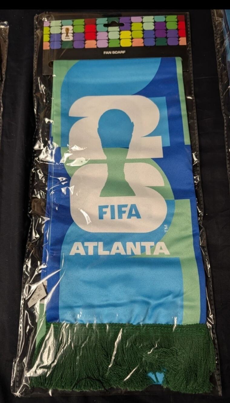 FIFA WORLD CUP 2026 ATLANTA HOST CITY FAN SCARF NEW WITH TAG Argentina England